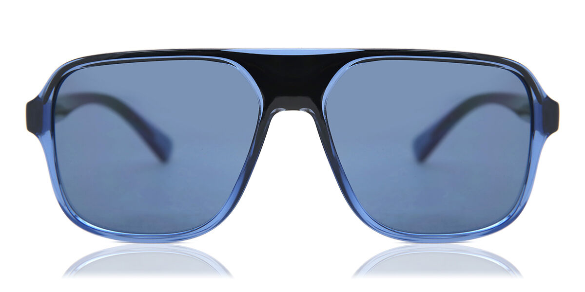 Dolce & Gabbana DG6134 325880 Pilot Transparent Blue Sunglasses