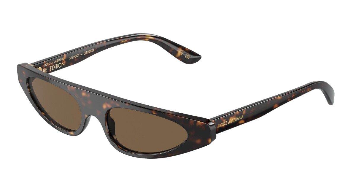 Dolce & Gabbana DG4442 502/73 Cat Eye Dark Tortoise Sunglasses