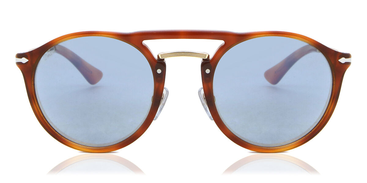 Persol PO3264S 96/56 Pilot Transparent Brown Sunglasses