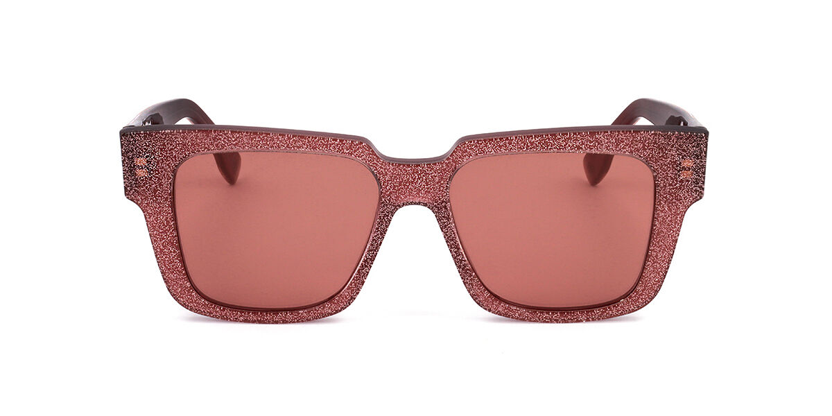 Agent Provocateur Debie Glamorama Dark Pink Glitter Square Dark Pink ...