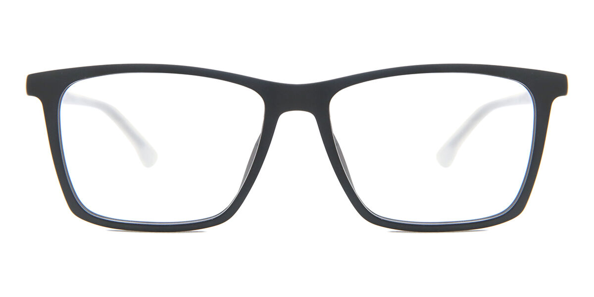 Boss 1151/CS with Clip-On 003/IR Square Matte Black Sunglasses