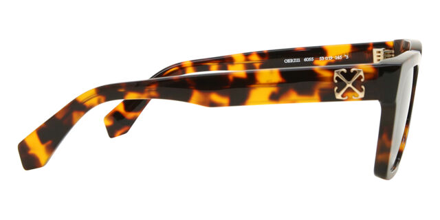 Off White BRANSON 6055 Square Tortoise Sunglasses  display picture 3