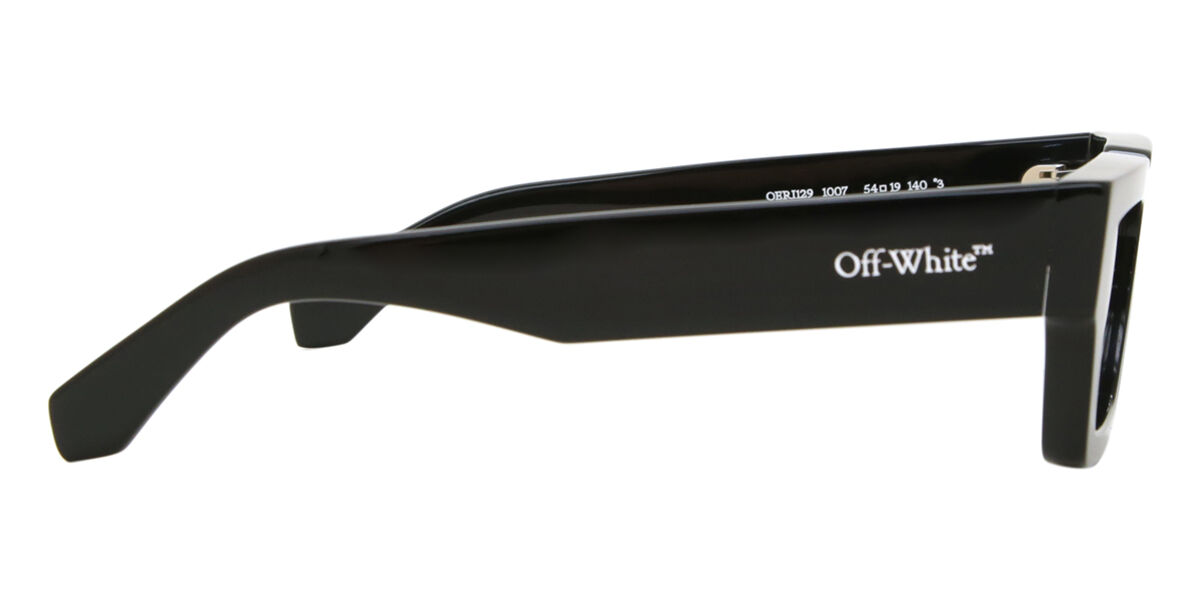 Off White MANCHESTER 1007 Rectangle Black Sunglasses