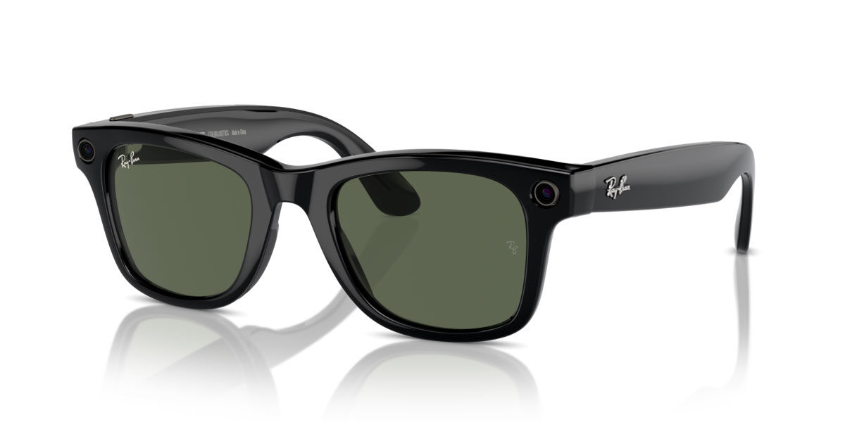 Ray-Ban Meta RW4006 Wayfarer 601/71 Square Black Sunglasses