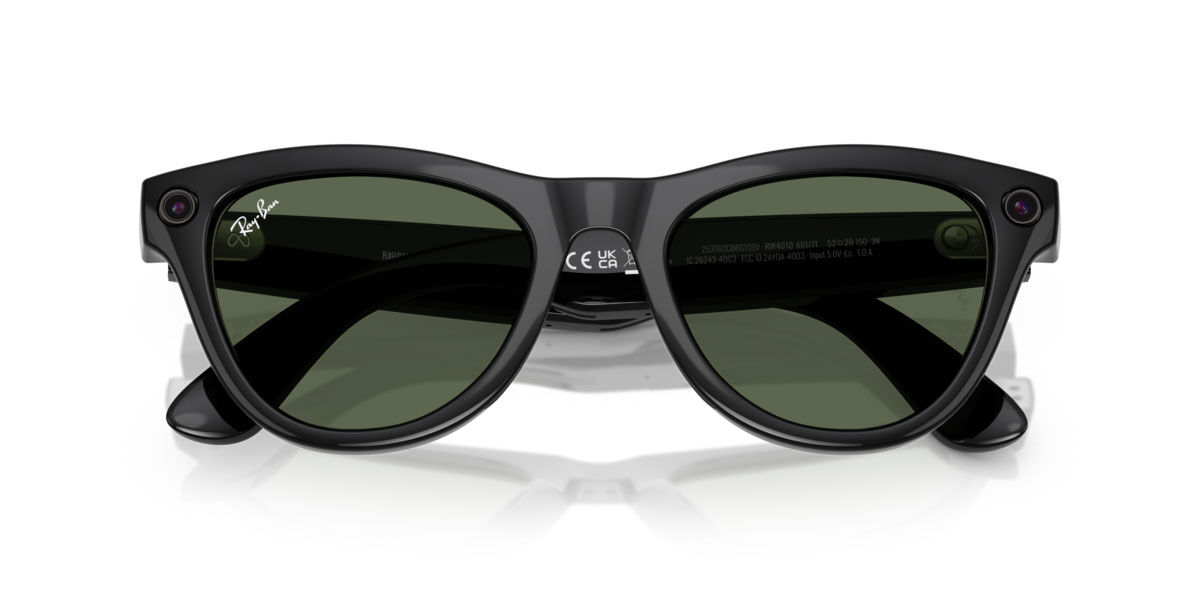 セリーナRay-Ban  Skyler ブラックRW4010 Ray-Ban Meta RW4010 Skyler 601/71 Cat Eye Black Sunglasses