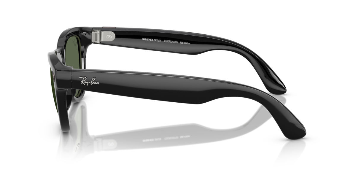 Ray-Ban Meta RW4010 Skyler 601/71 Cat Eye Black Sunglasses