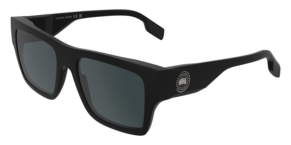 Canada Goose GC25625S SID 002 Rectangle Matte Black Sunglasses