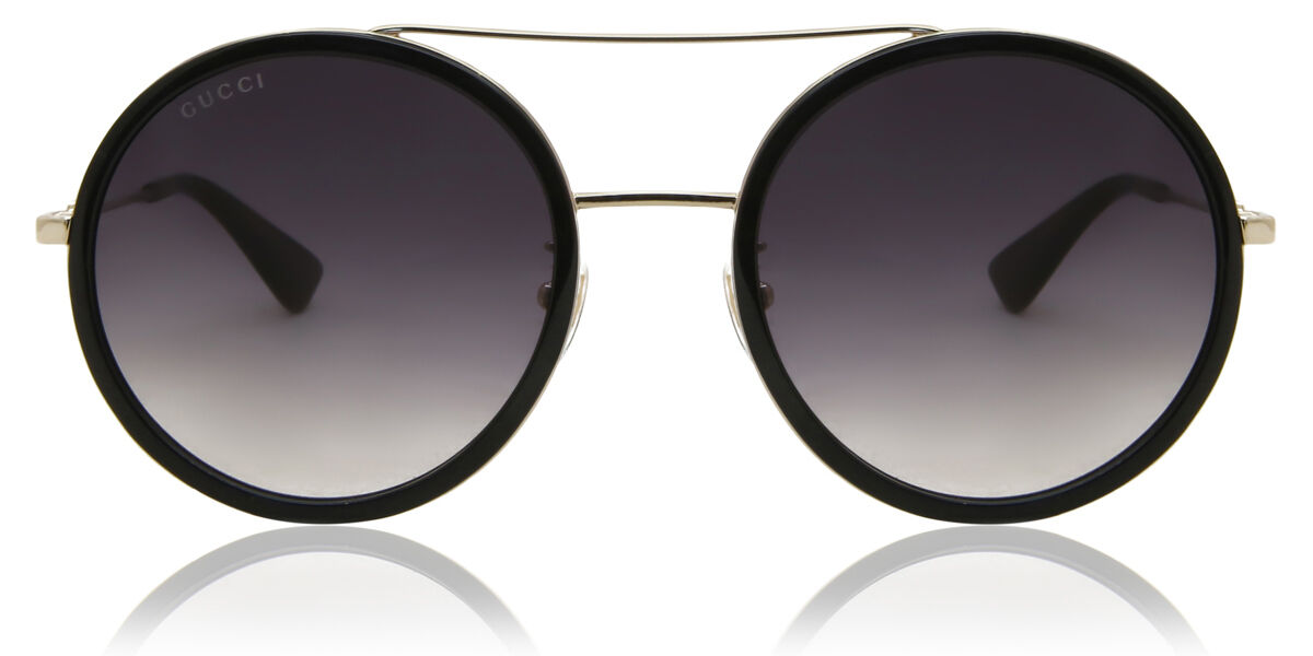 GUCCI GG0061S ブラック サングラス Gucci GG0061S 001 Pilot Black Sunglasses | SmartBuyGlasses Canada