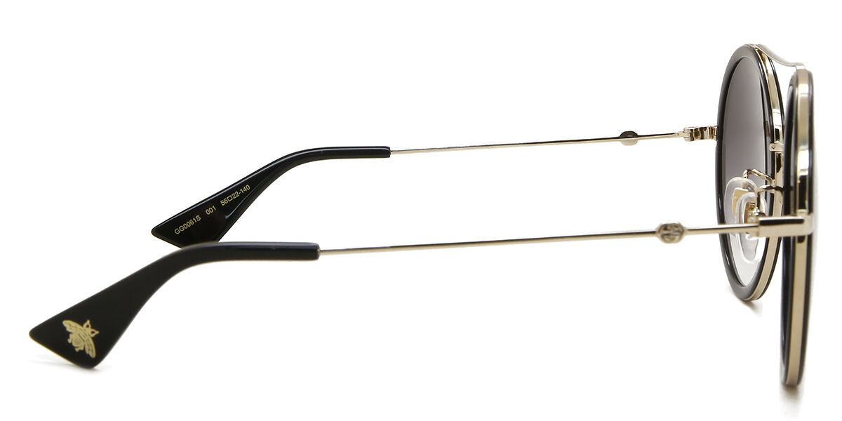 Gucci GG0061S 001 Pilot Black Sunglasses | SmartBuyGlasses Canada