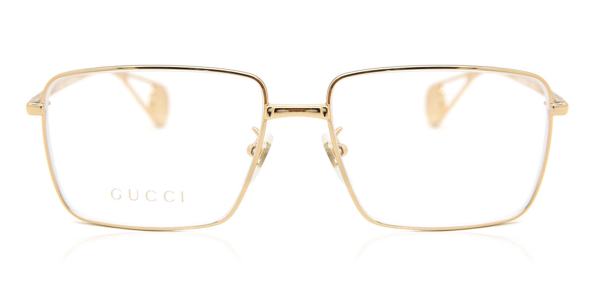 Gucci GG0396S 001 Square Gold Sunglasses | SmartBuyGlasses Canada