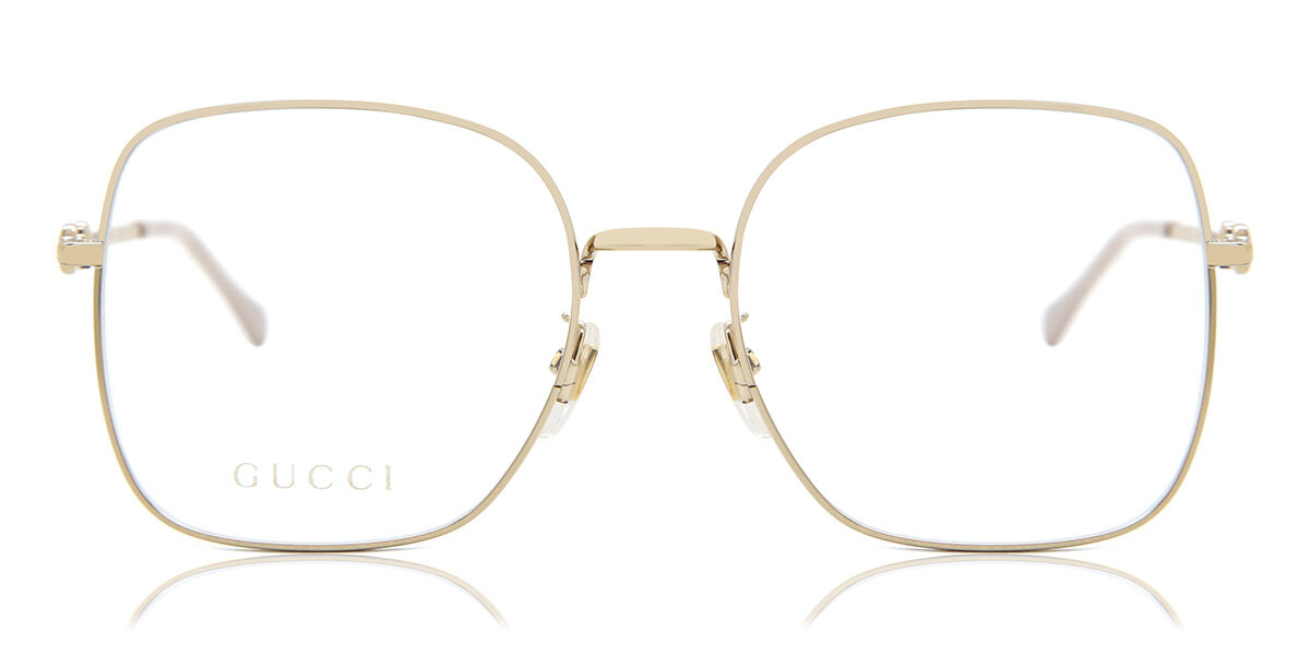Gucci GG0396S 001 Square Gold Sunglasses | SmartBuyGlasses Canada