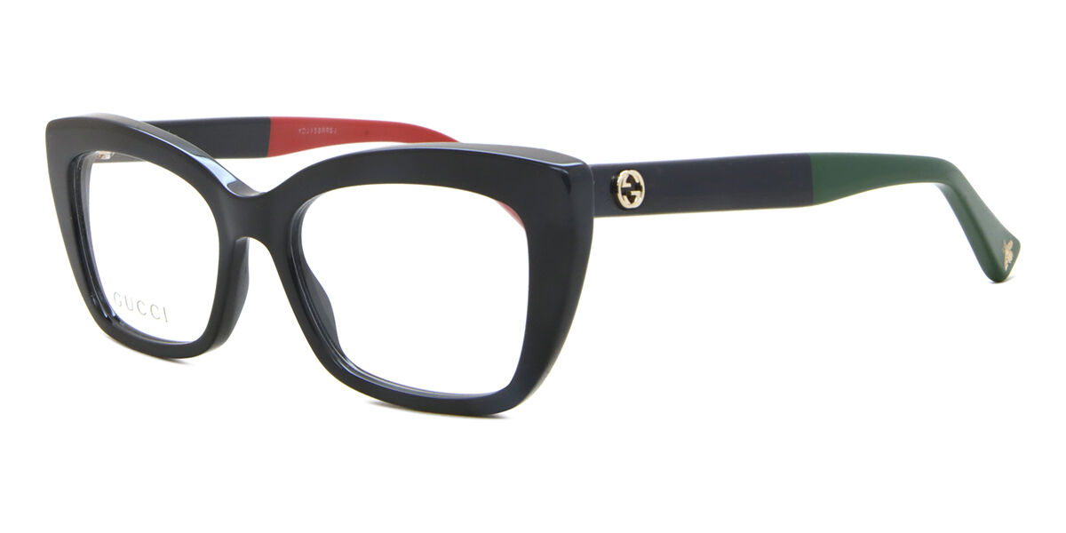 Gucci GG0165ON 003 Shiny Black Eyeglasses | SmartBuyGlasses Canada