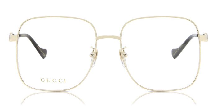 Gucci GG1092OA Asian Fit 002 Square Shiny Gold Eyeglasses  display picture 2