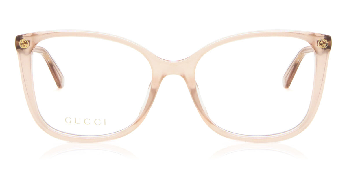 Gucci GG0026O 013 Transparent Nude Eyeglasses | SmartBuyGlasses Canada
