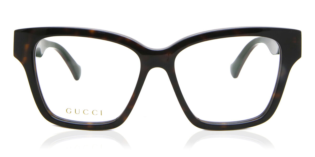 Gucci GG1302O 006 Square Tortoise Eyeglasses | SmartBuyGlasses Canada