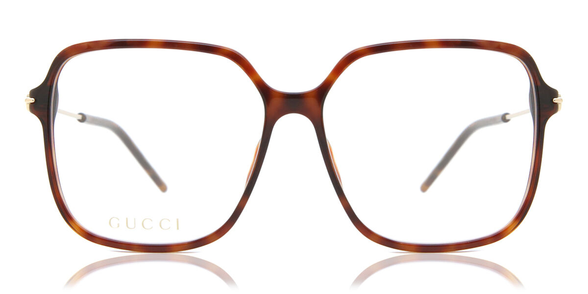 Gucci GG1271O 002 Square Tortoise Eyeglasses | SmartBuyGlasses Canada