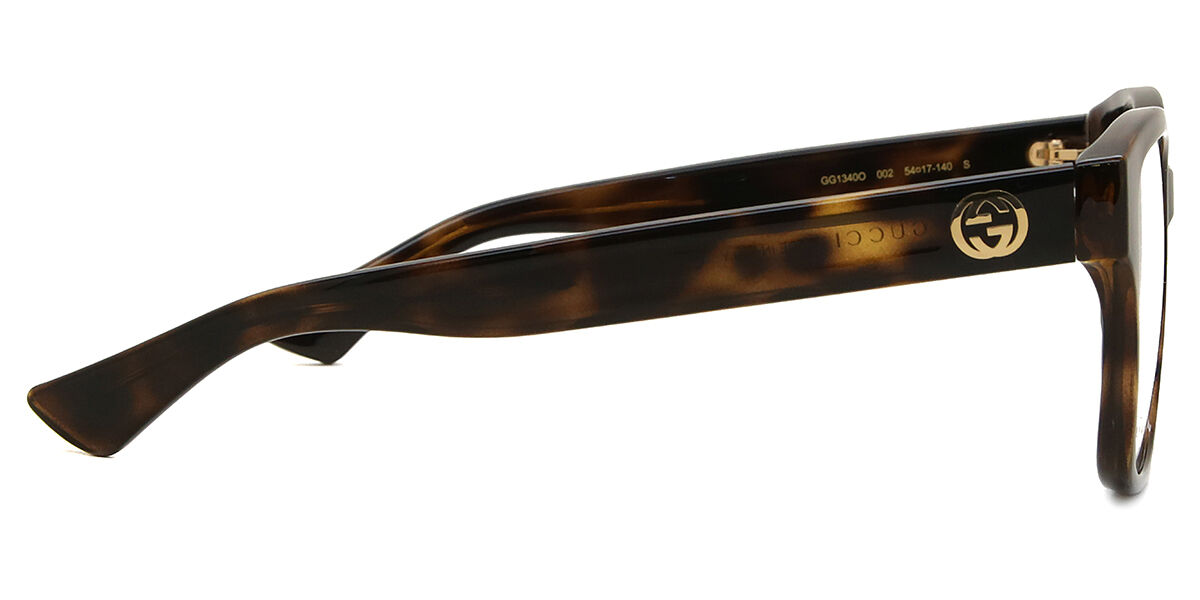 Gucci GG1340O 002 Square Tortoise Eyeglasses | SmartBuyGlasses Canada