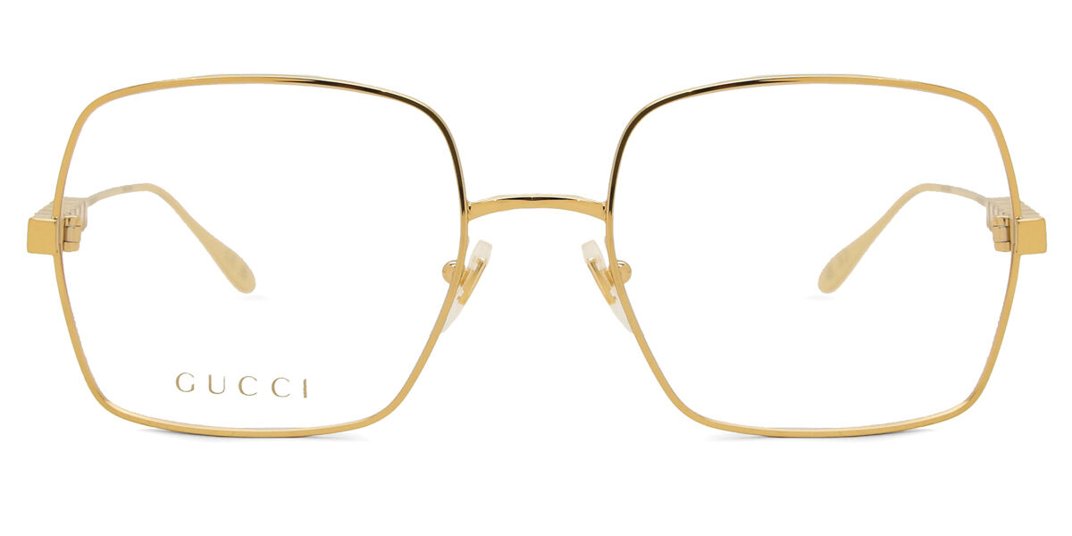 Gucci GG1434O 001 Square Gold Eyeglasses | SmartBuyGlasses Canada