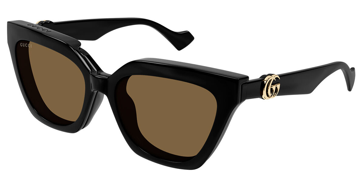 Gucci GG1542S With Clip-On 001 Cat Eye Black Eyeglasses