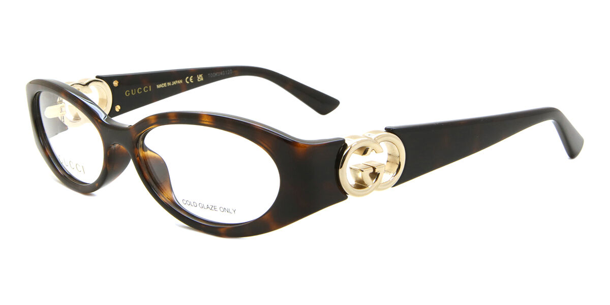 Gucci GG1693O 002 Oval Tortoise Eyeglasses | SmartBuyGlasses Canada