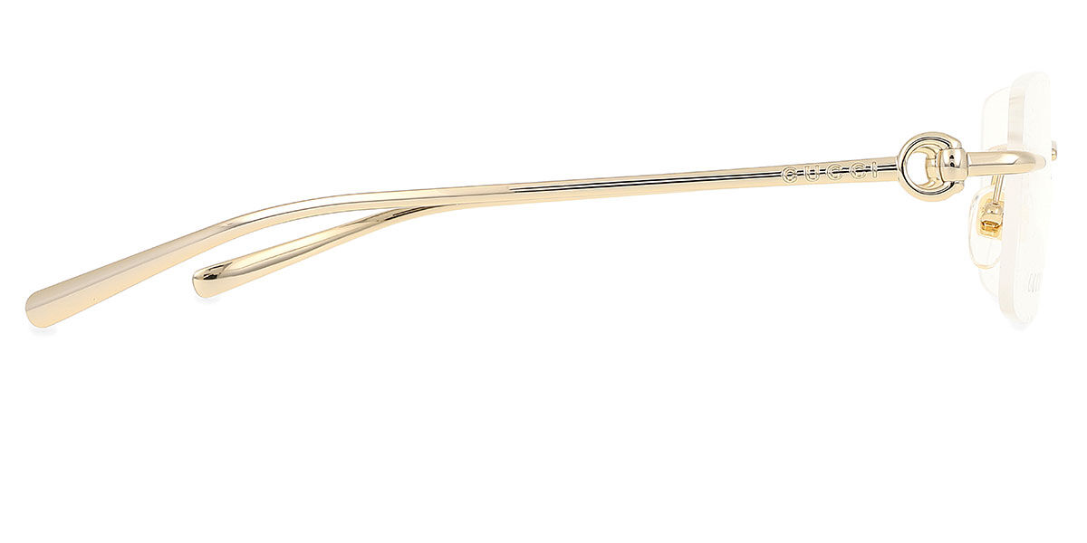 Gucci GG1703O 003 Rectangle Gold Eyeglasses | SmartBuyGlasses Canada