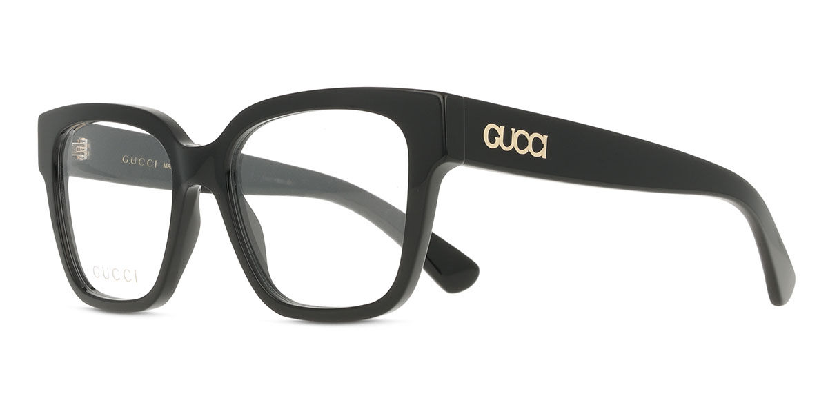Gucci GG1791O 001 Square Black Eyeglasses | SmartBuyGlasses Canada