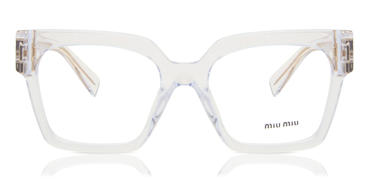 Miu Miu MU04UV 2AZ1O1 Square Clear Eyeglasses | SmartBuyGlasses Canada