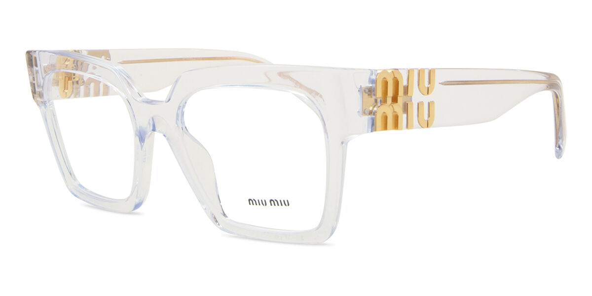 Miu Miu MU04UV 2AZ1O1 Square Clear Eyeglasses | SmartBuyGlasses Canada