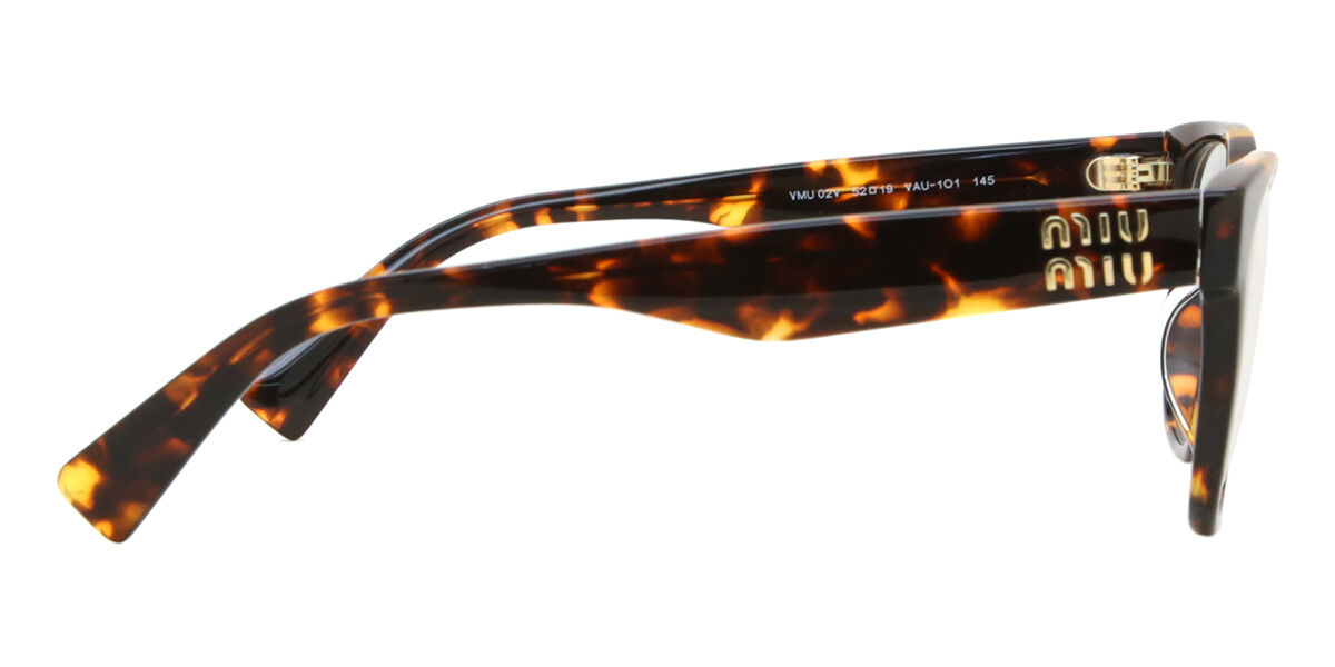Miu Miu MU02VV VAU1O1 Square Honey Tortoise Eyeglasses