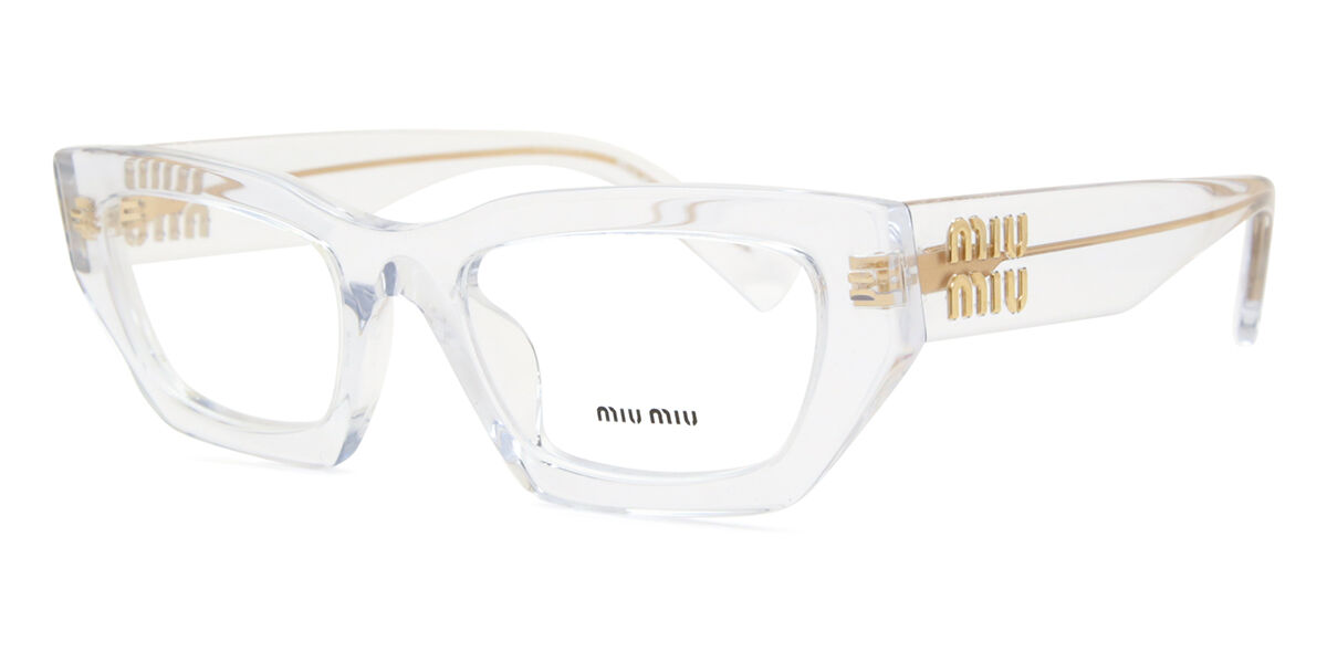 Miu Miu MU03XV 2AZ1O1 Cat Eye Clear Eyeglasses | SmartBuyGlasses