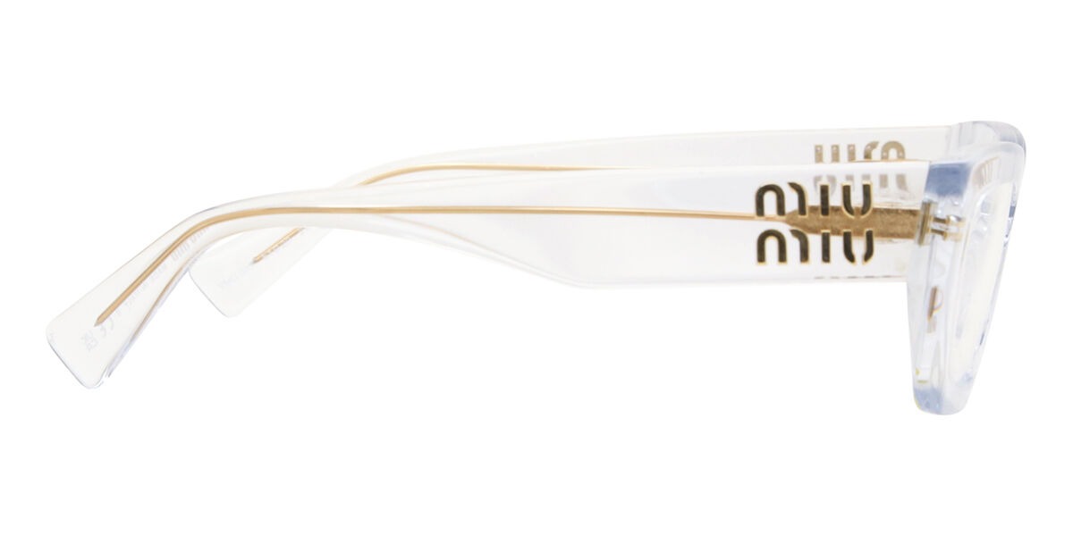 Miu Miu MU03XV 2AZ1O1 Cat Eye Clear Eyeglasses | SmartBuyGlasses
