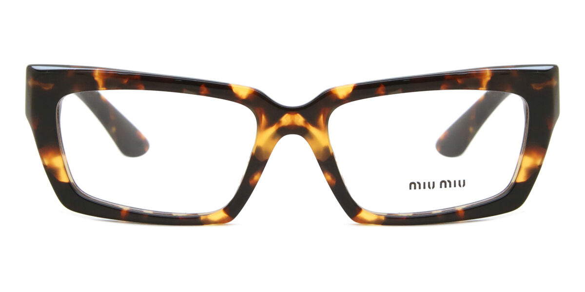 Miu Miu MU04XV VAU1O1 Rectangle Dark Tortoise Eyeglasses