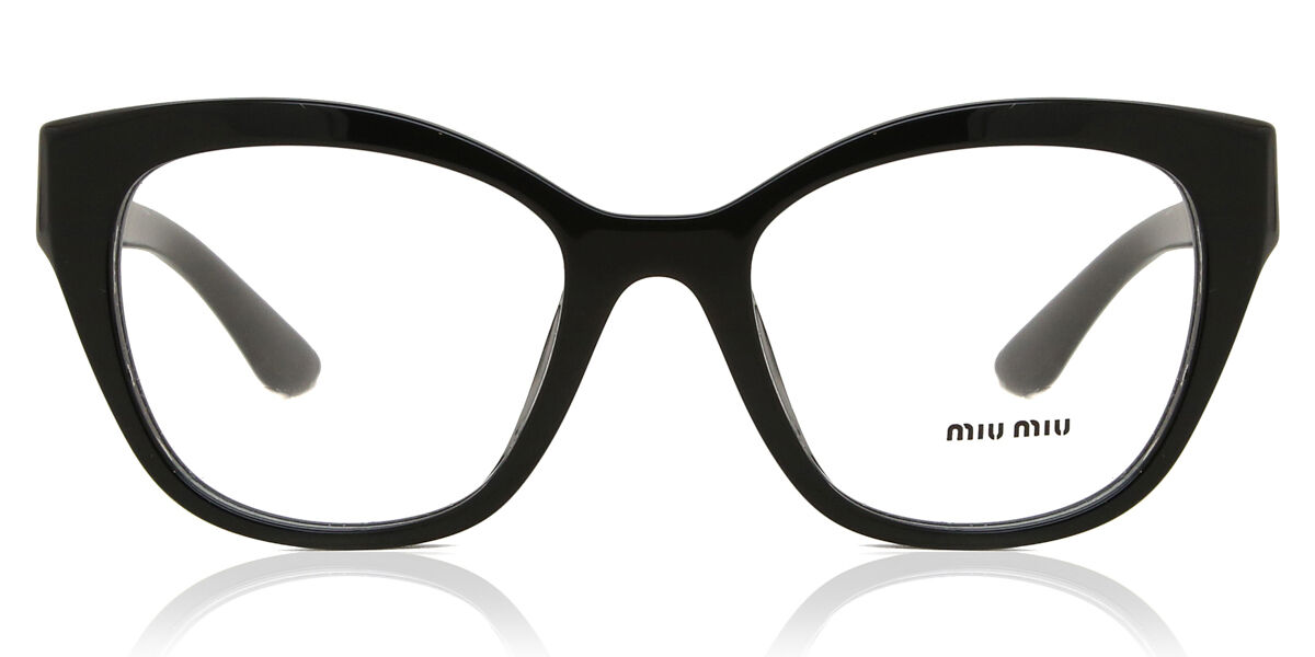 Miu Miu MU05XV 1AB1O1 Cat Eye Black Eyeglasses | SmartBuyGlasses