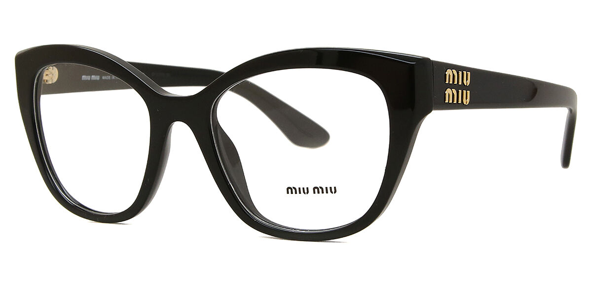 Miu Miu MU05XV 1AB1O1 Cat Eye Black Eyeglasses | SmartBuyGlasses