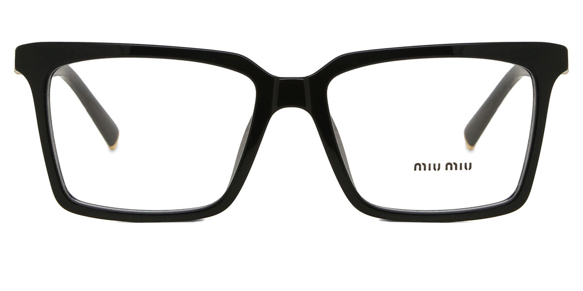 Miu Miu MU08XV 16K1O1 Square Black Eyeglasses | SmartBuyGlasses Canada