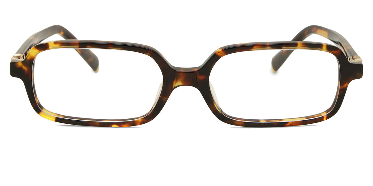 Miu Miu MU11ZS 14L08N Blue-Light Block Rectangle Honey Yellow