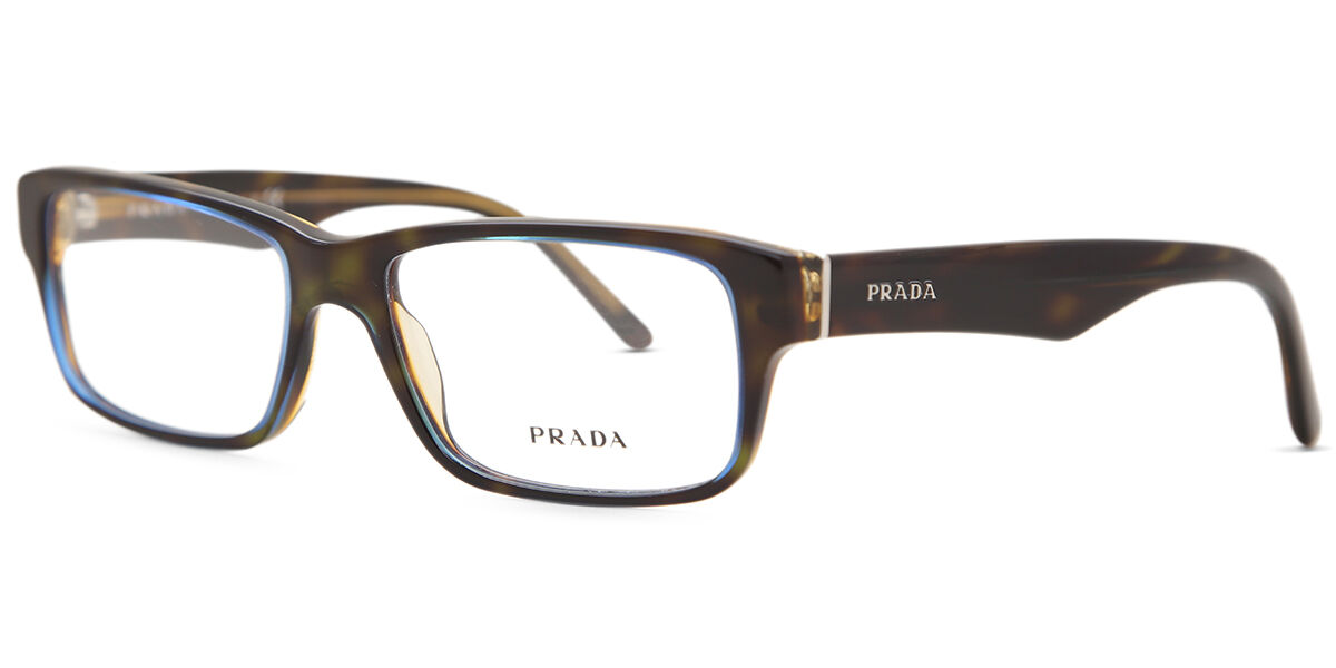 Prada PR 16MV ZXH1O1 Rectangle Tortoise Eyeglasses