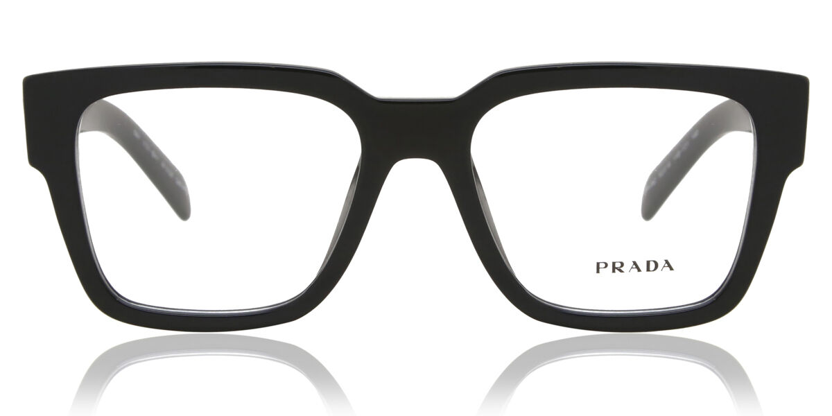 Prada PR 08ZV 1AB1O1 Square Black Eyeglasses | SmartBuyGlasses Canada