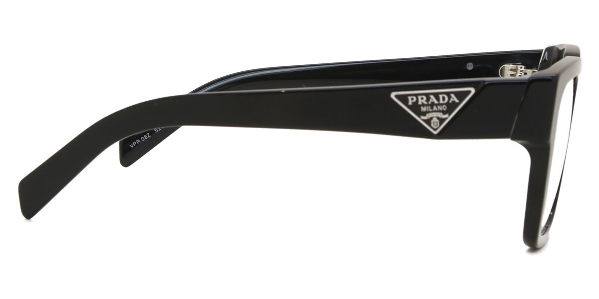 Prada PR 08ZV 1AB1O1 Square Black Eyeglasses | SmartBuyGlasses Canada
