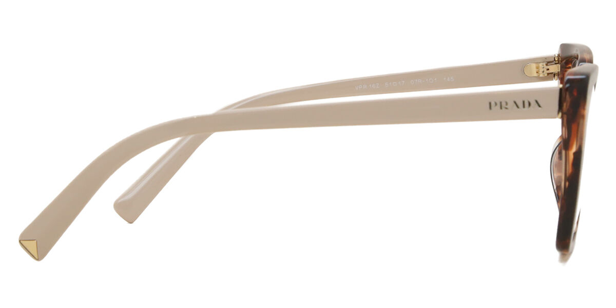 Prada PR 16ZV 07R1O1 Cat Eye Rose Tortoise Eyeglasses