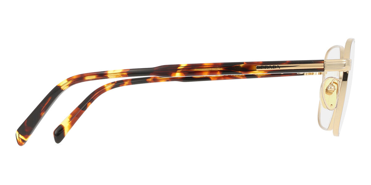 Prada PR A55V 5AK1O1 Square Gold Eyeglasses | SmartBuyGlasses Canada