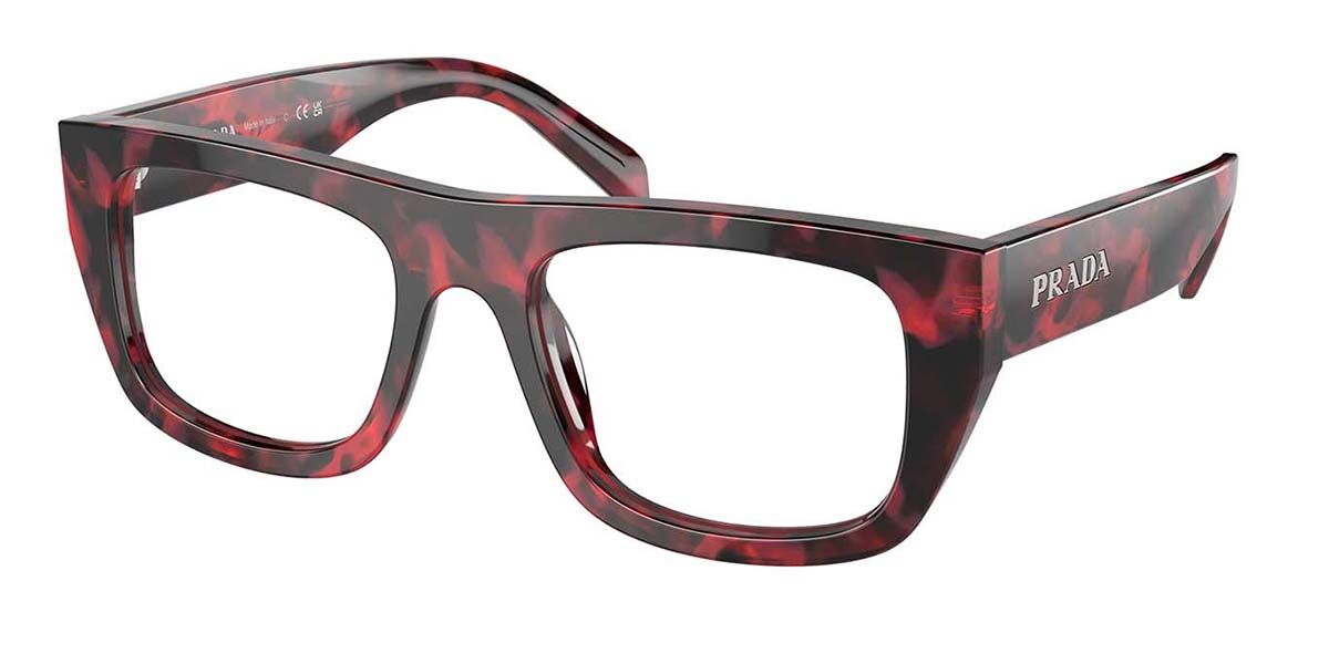 Prada PR A17V 16K1O1 Square Black Eyeglasses | SmartBuyGlasses Canada