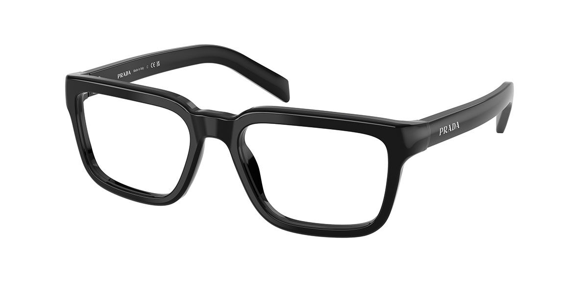 Prada PR 14WV ZXH1O1 Square Blue Tortoise Eyeglasses