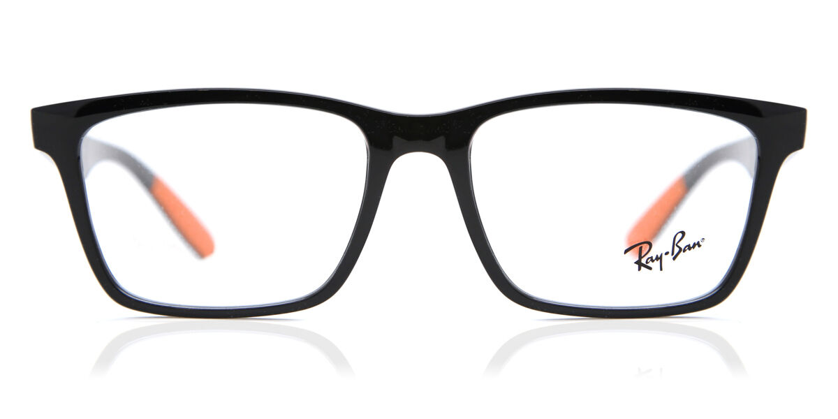 Ray-Ban RX7025 5417 Rectangle Black Eyeglasses | SmartBuyGlasses