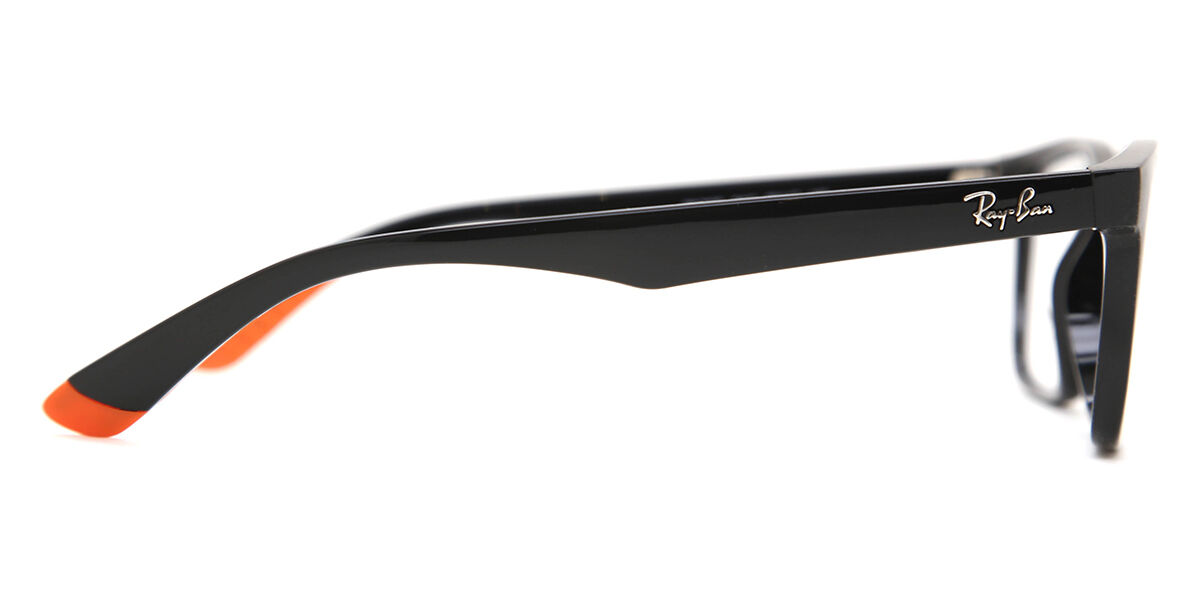 Ray-Ban RX7025 5417 Rectangle Black Eyeglasses | SmartBuyGlasses