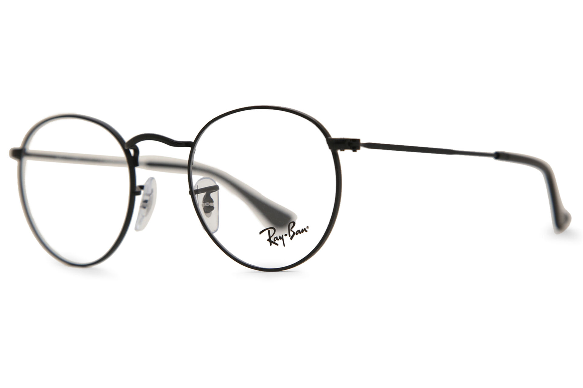 Ray-Ban RX3447V Round Metal 2503 Oval Matte Black Eyeglasses