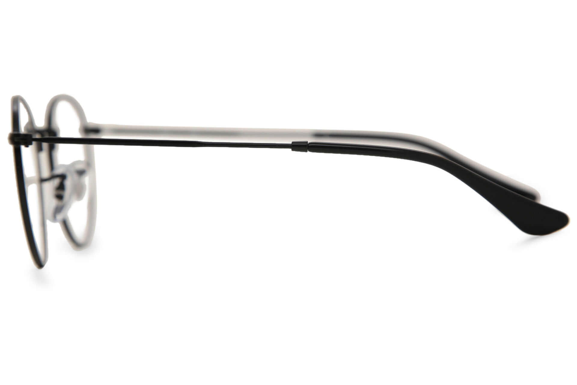 Ray-Ban RX3447V Round Metal 2503 Oval Matte Black Eyeglasses