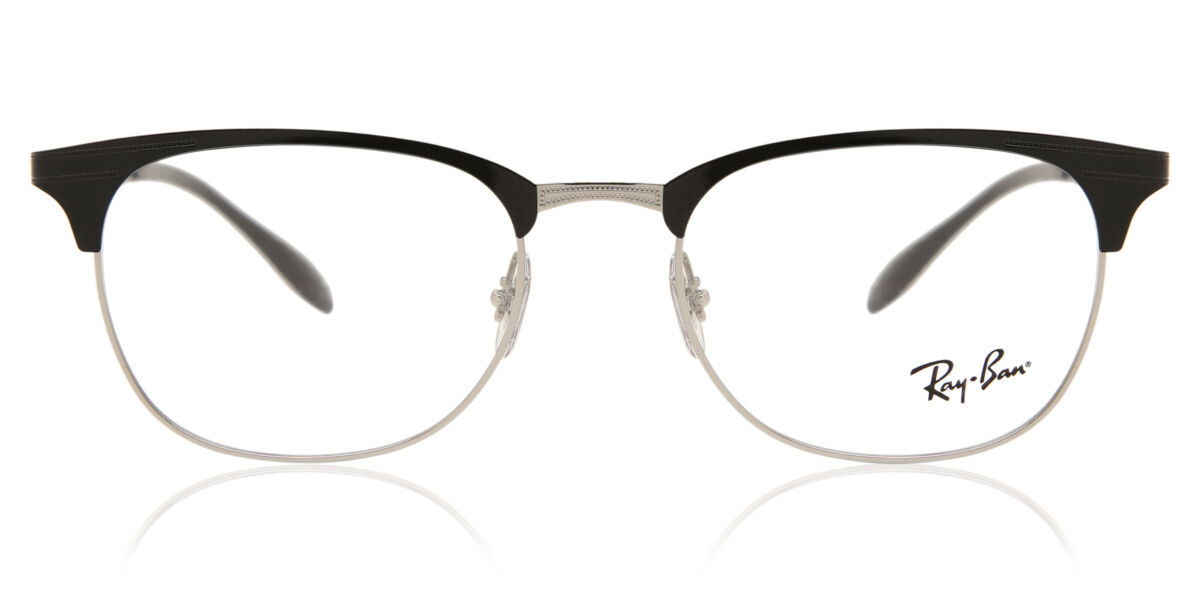 眼鏡 Ray-Ban IRIS Ray-Ban RX6346 Highstreet 2861 Square Black Eyeglasses