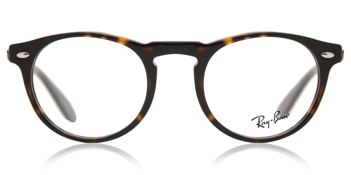 Ray-Ban RX5283 Icons 2144 Oval Striped Havana Eyeglasses