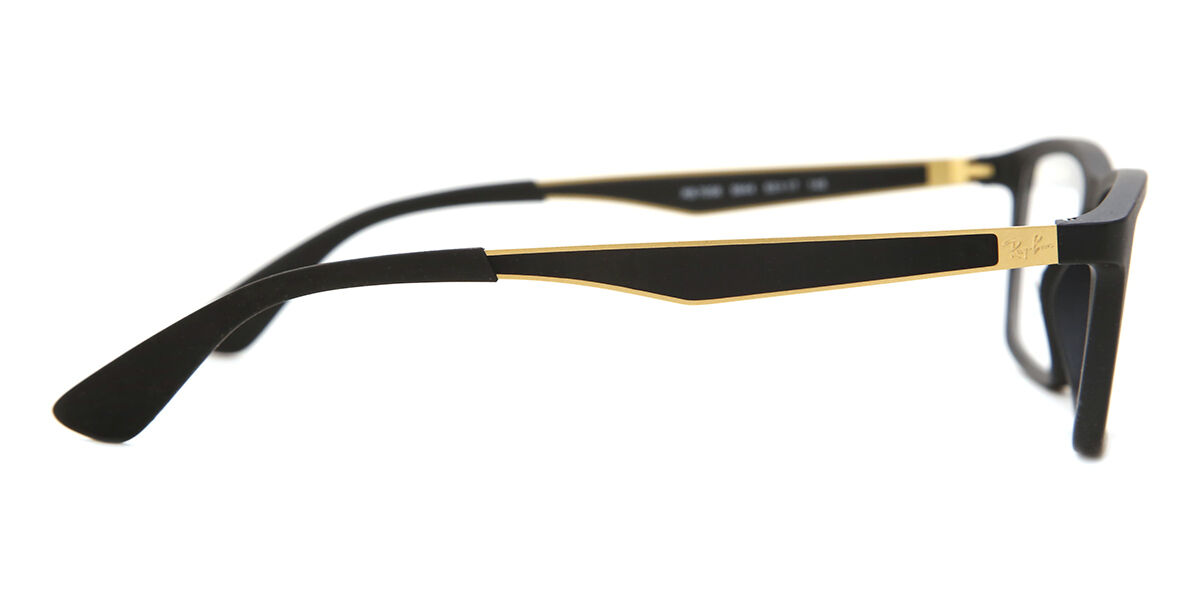 Ray-Ban RX7056 5644 Square Matte Black Eyeglasses